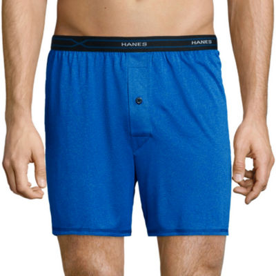 hanes x temp 100 polyester boxers