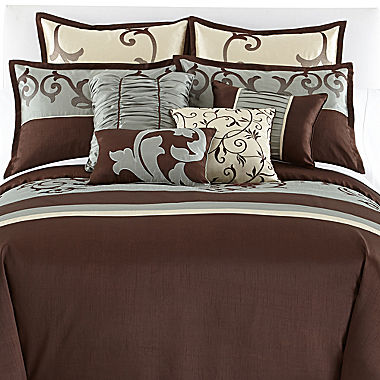 Brushwood 10-pc. Comforter Set & Accessories 