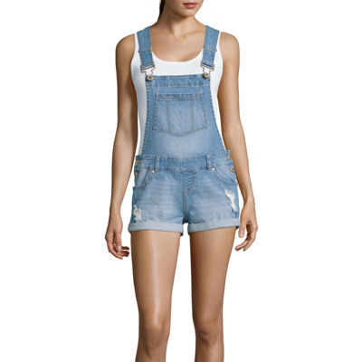 blue spice overalls shorts