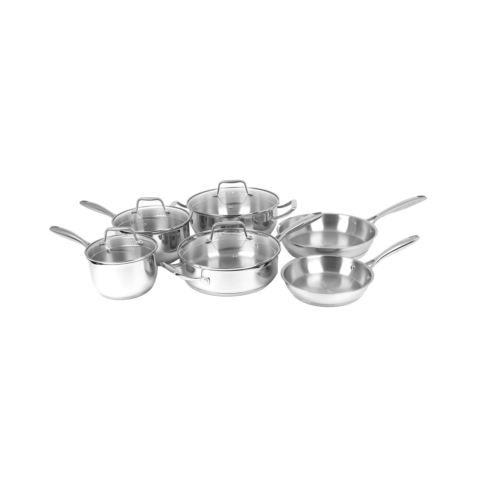 Oneida 10-pc. Stainless Steel Cookware Set