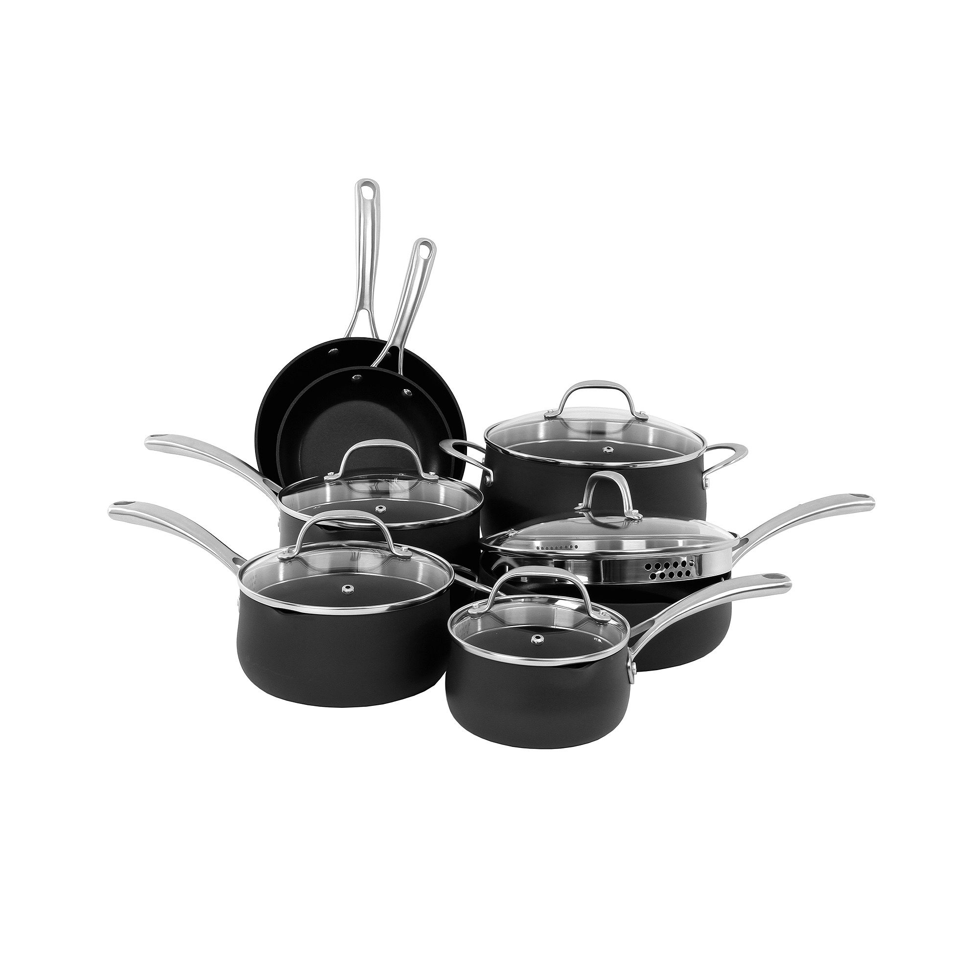 Oneida 12-pc. Hard-Anodized Cookware Set