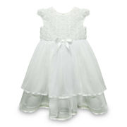 Marmellata Soutache and Mesh Flower Girl Dress – Girls 12m-6y