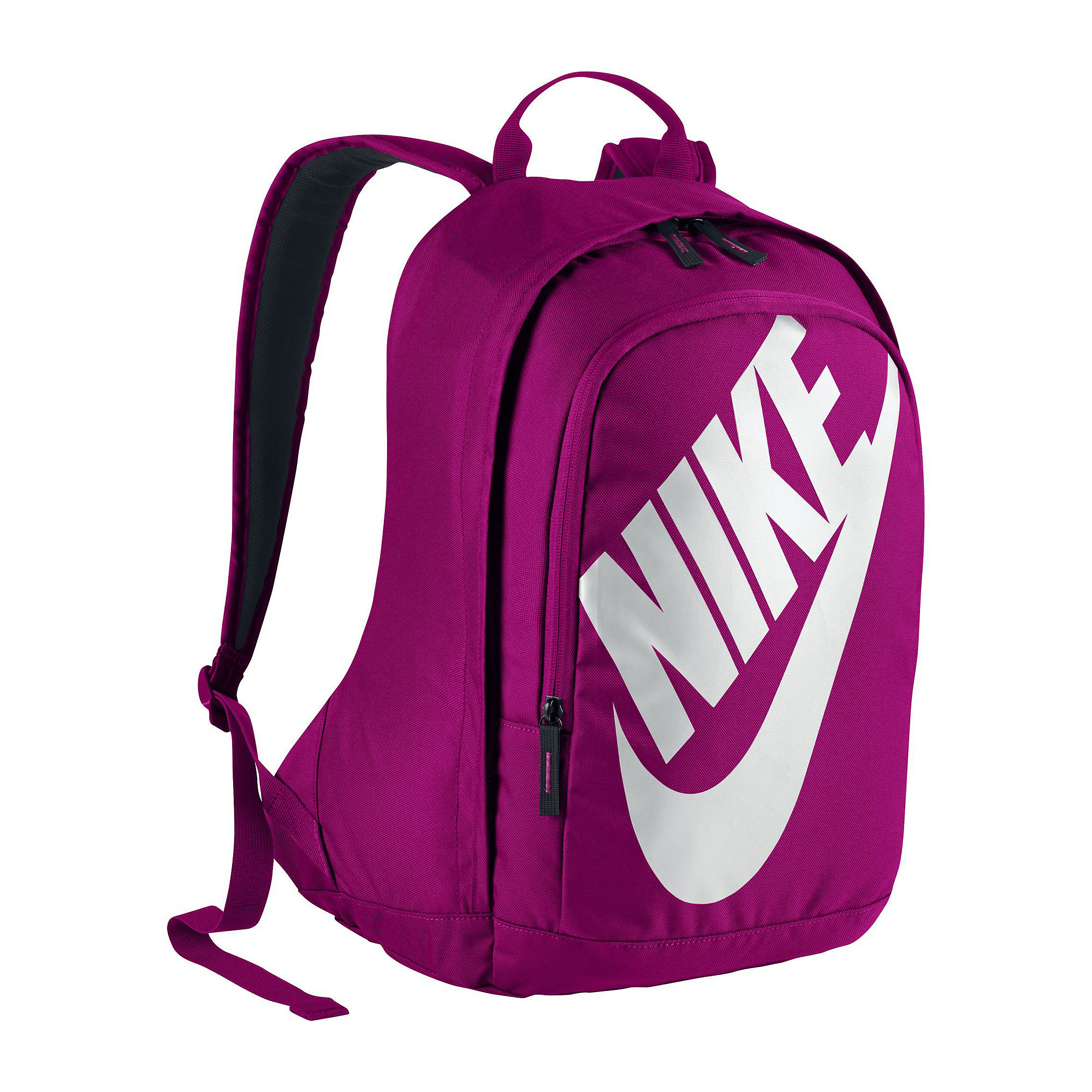 nike hayward futura backpack grey and pink