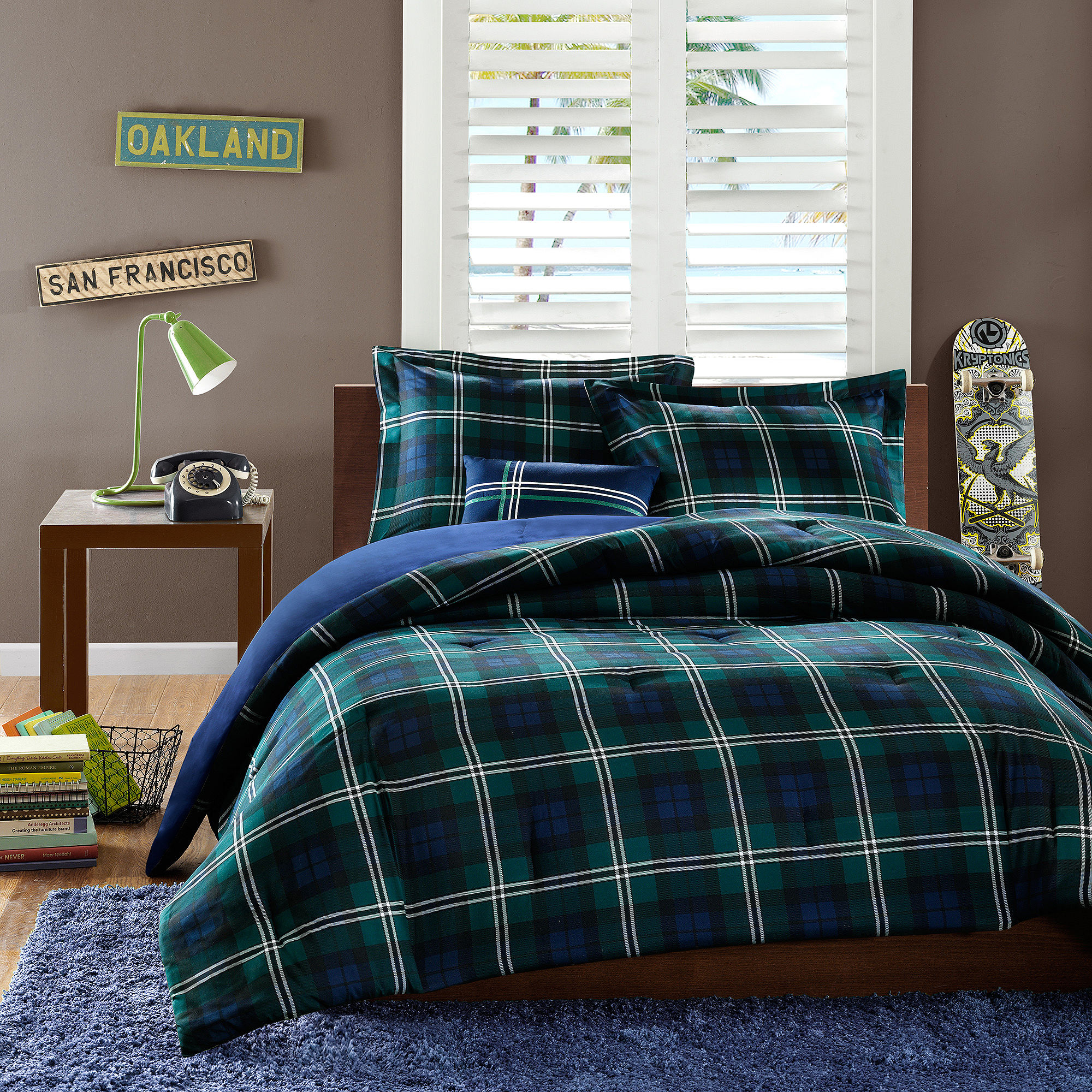 Mi Zone Cameron Plaid Comforter Set