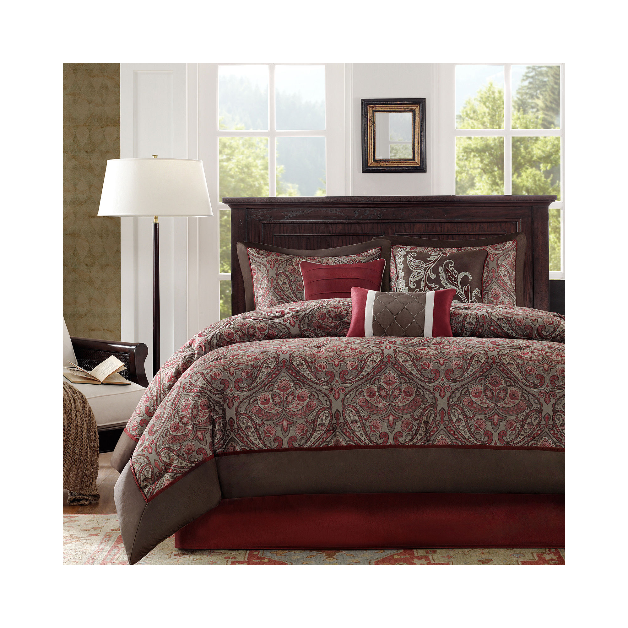 Madison Park Preston Paisley 7-pc. Comforter Set