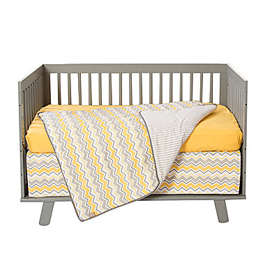 Trend Lab® Buttercup Zigzag 3-pc. Crib Bedding