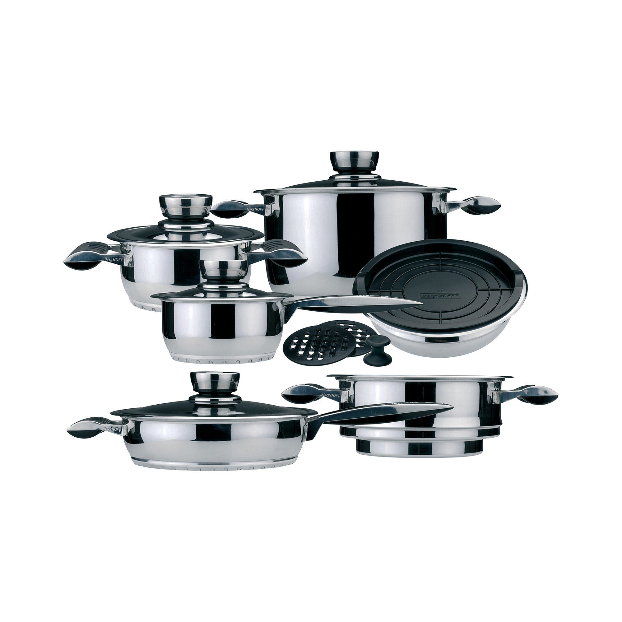 BergHOFF Pride 16-pc. Stainless Steel Cookware Set