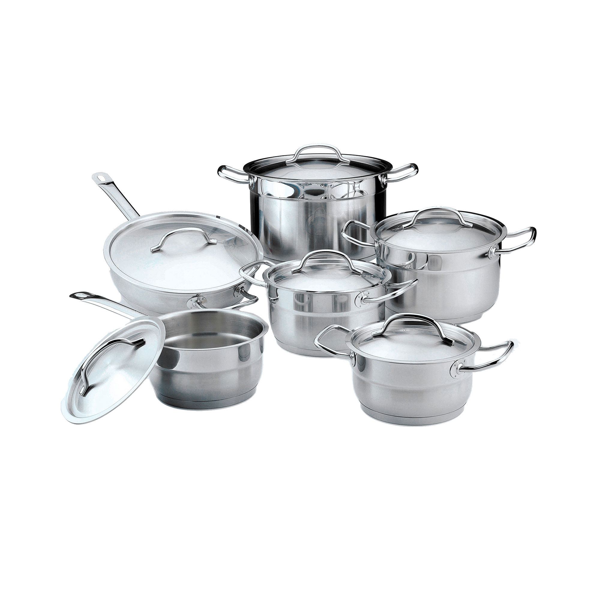 BergHOFF Hotel Line 12-pc. Stainless Steel Cookware Set