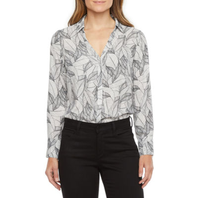 jcpenney white blouse