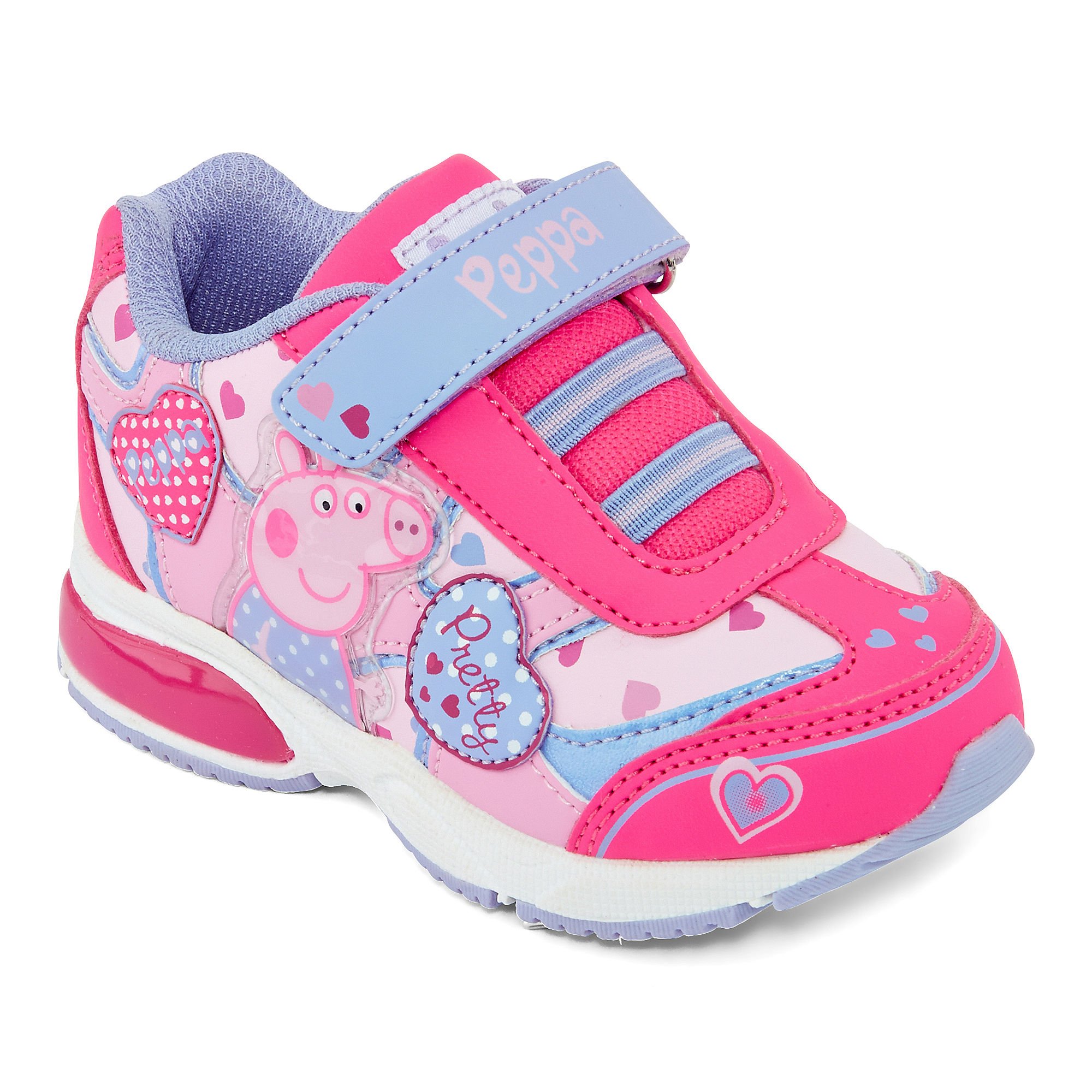 Peppa Pig Girls Light-Up Sneakers - Toddler