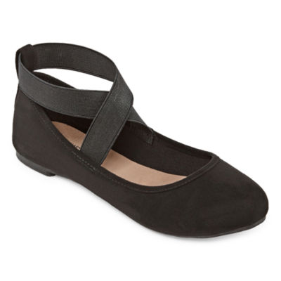 jcpenney black flats