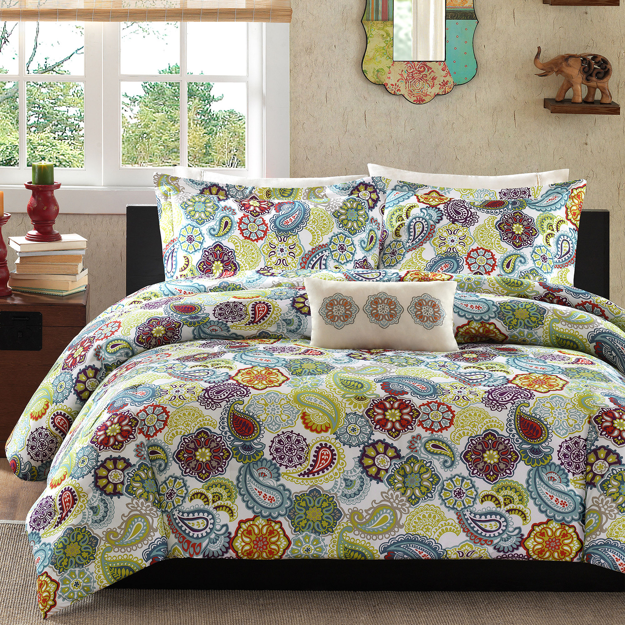 Mi Zone Asha Paisley Comforter Set