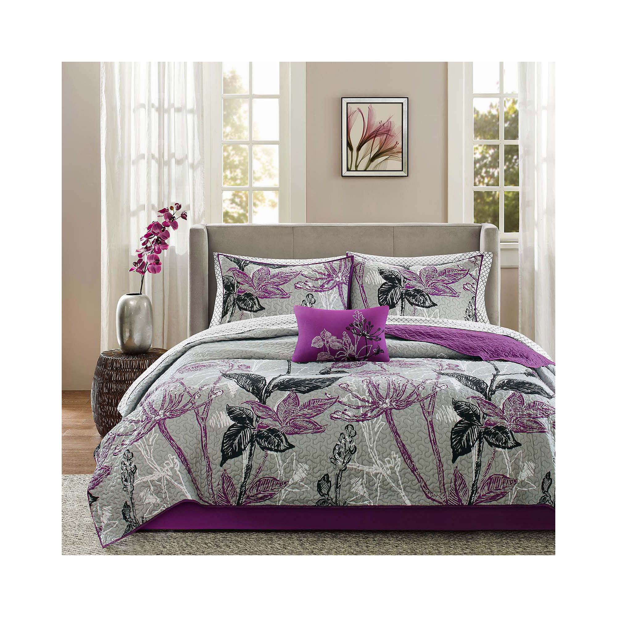 Madison Park Nicolette Coverlet Bedding Ensemble