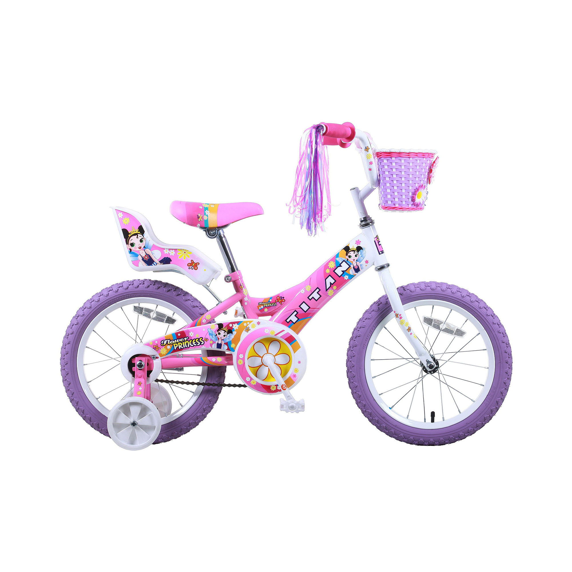 Titan Flower Princess Girls' BMX Bike