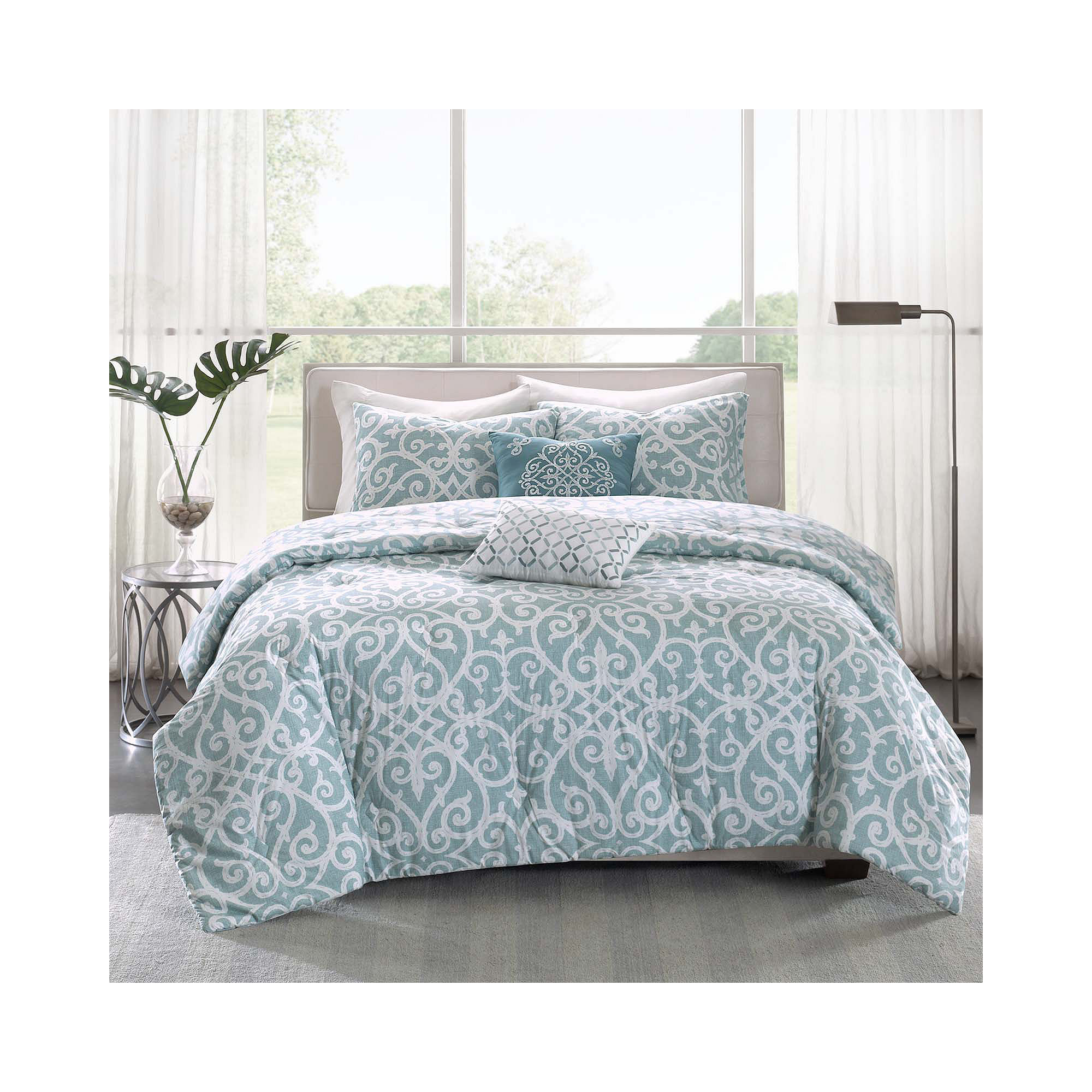 Madison Park Pure Lucia 5-pc. Reversible Comforter Set