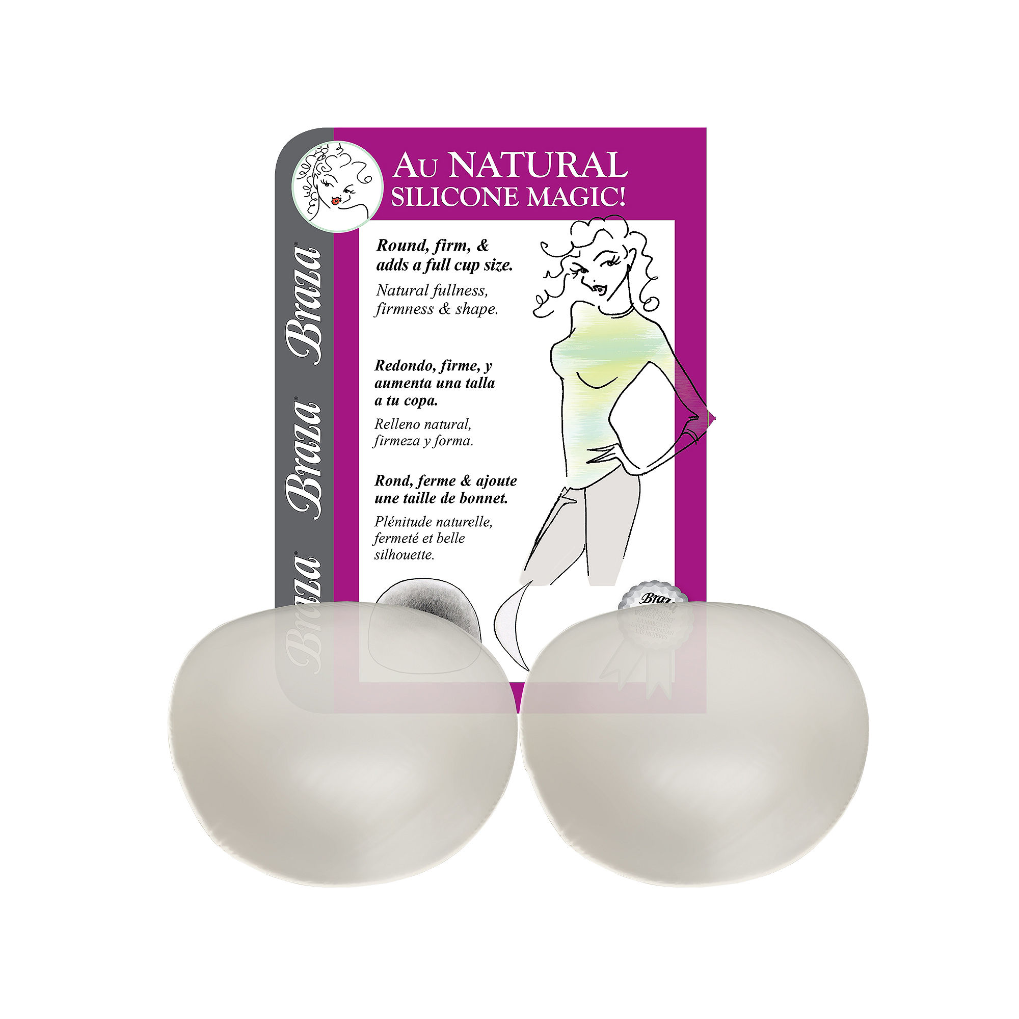 UPC 089348745002 product image for Brazabra Silicone Au Natural Pads | upcitemdb.com