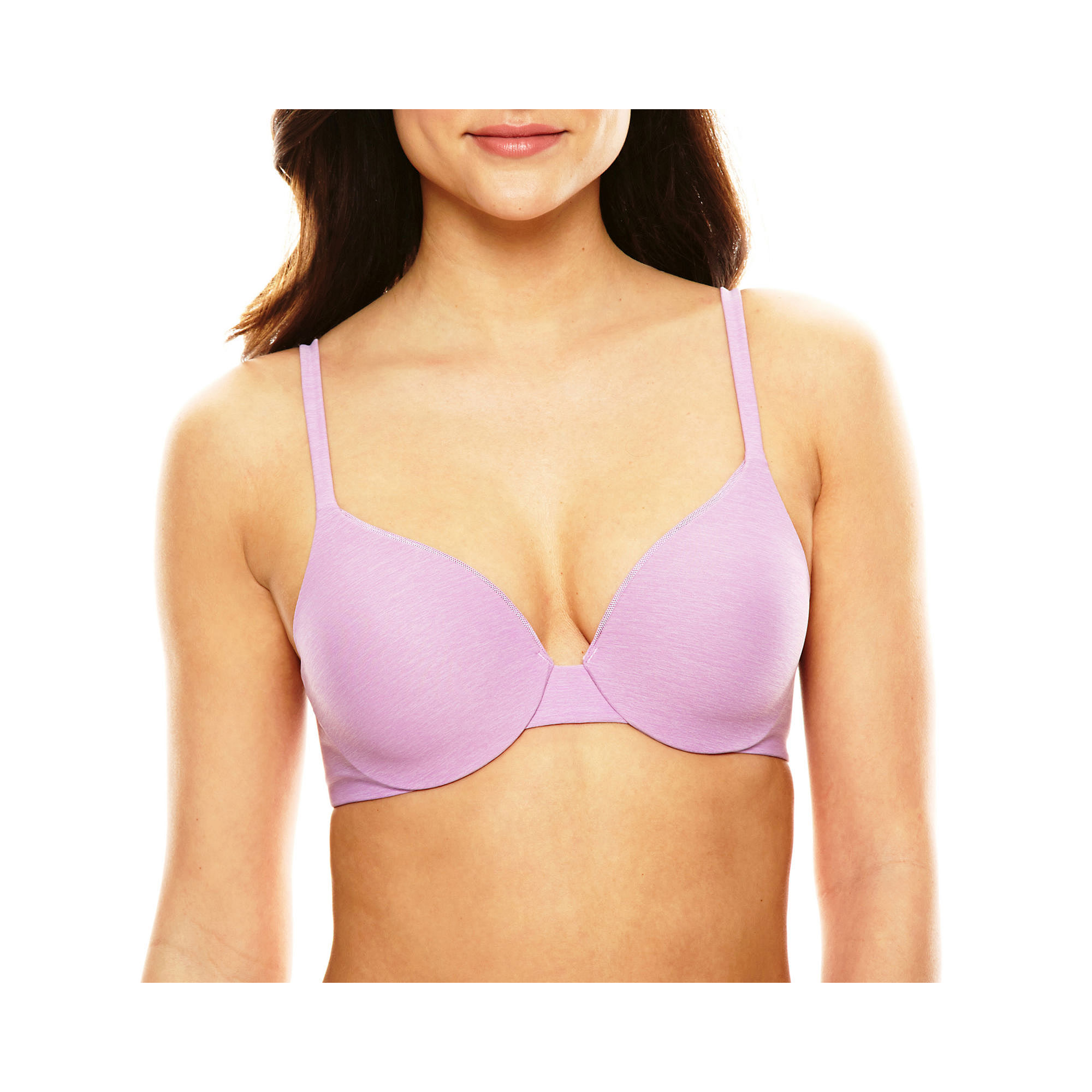 Hanes Heathered Underwire Soft T-Shirt Bra - HU02