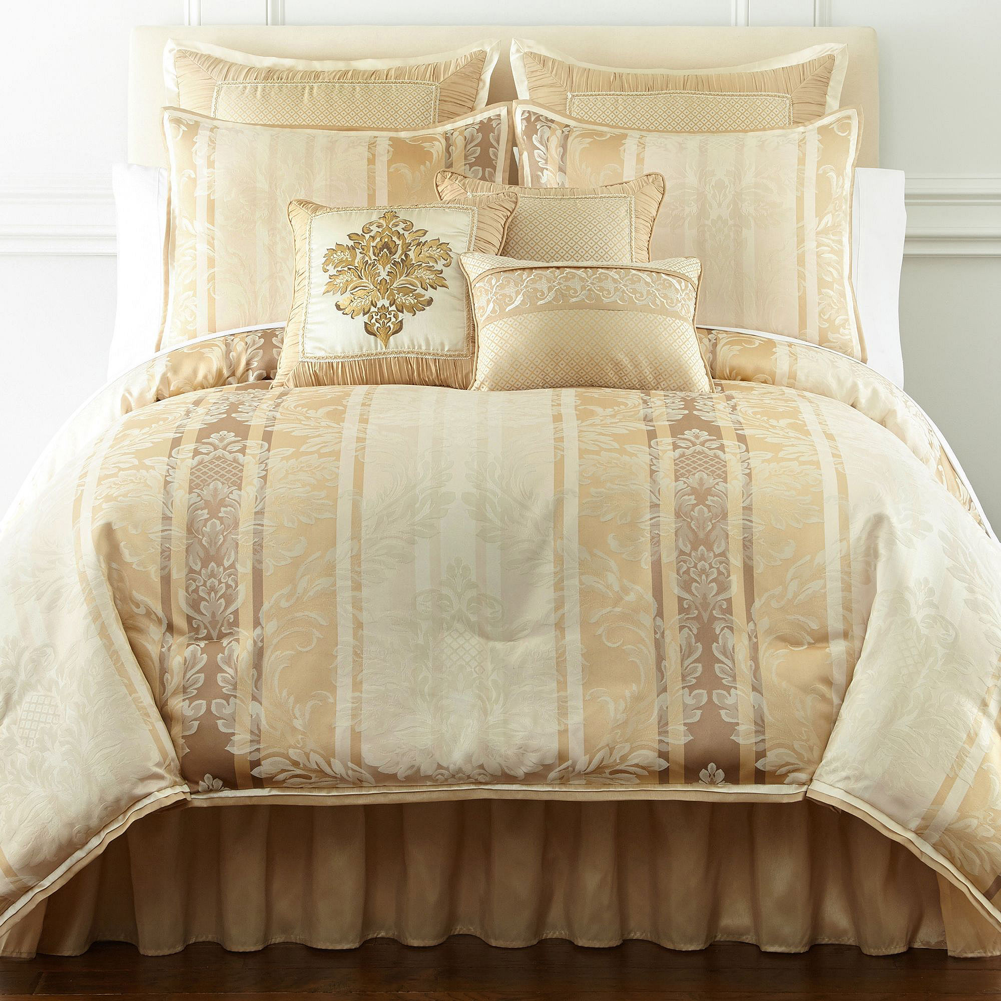 BUY Florence 7pc. Jacquard Comforter Set LIMITED Bedding Sets Store