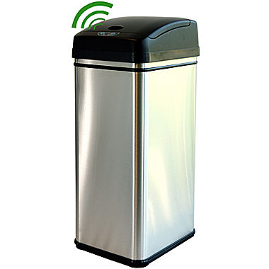 iTouchless® 13-Gal. Deodorizing Touchless Trash Can 
