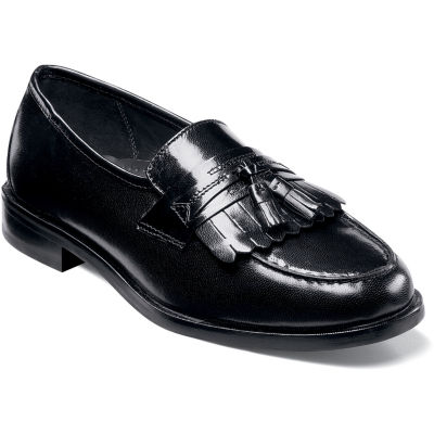 mens black dress shoes loafers