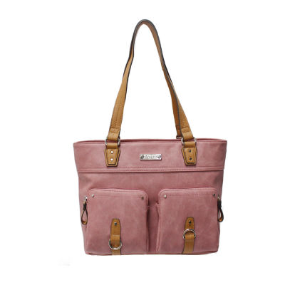 double handle shoulder bag