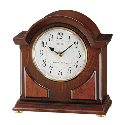 Seiko® Mantel Clock With Duel Chimes Brown Qxj012blh JCPenney