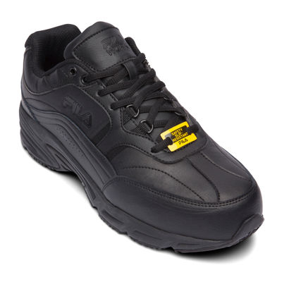 fila black non slip shoes