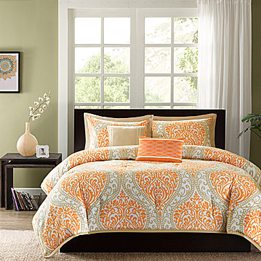 Intelligent Design Sabrina Damask Comforter Set 
