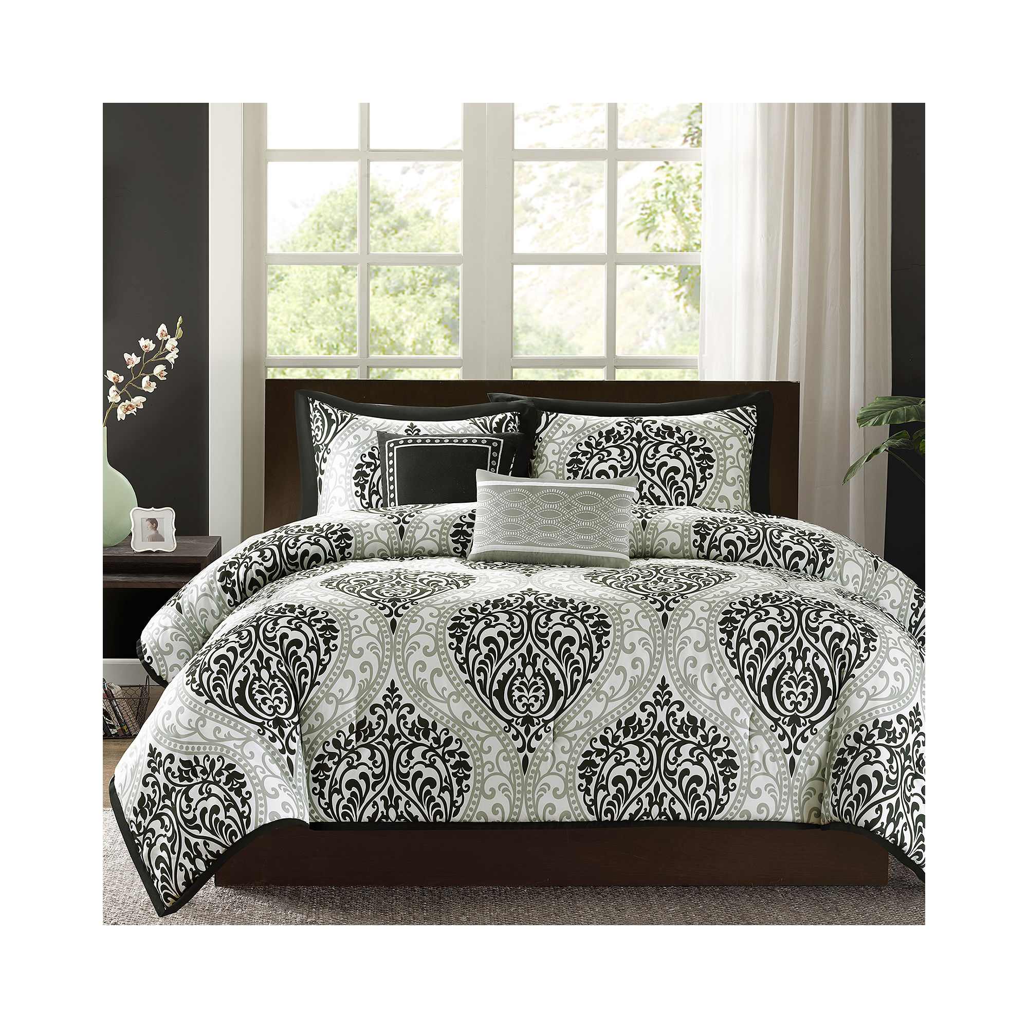 Intelligent Design Sydney Damask Comforter Set