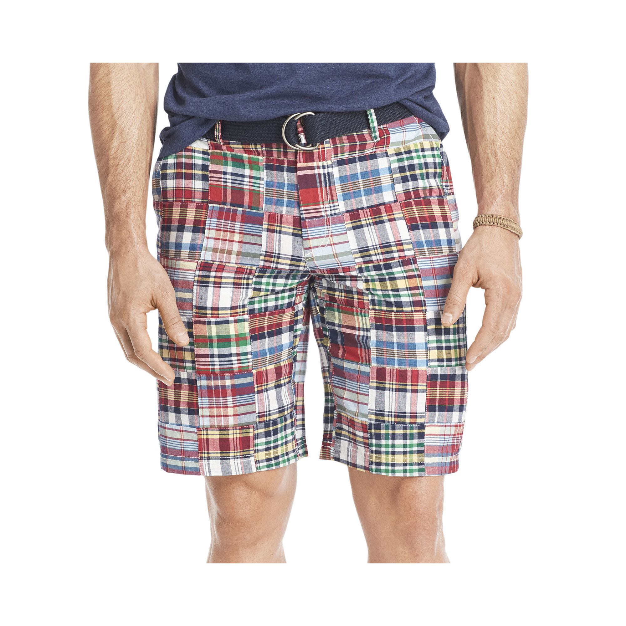 UPC 015844000390 product image for IZOD Madras Patchwork Shorts | upcitemdb.com