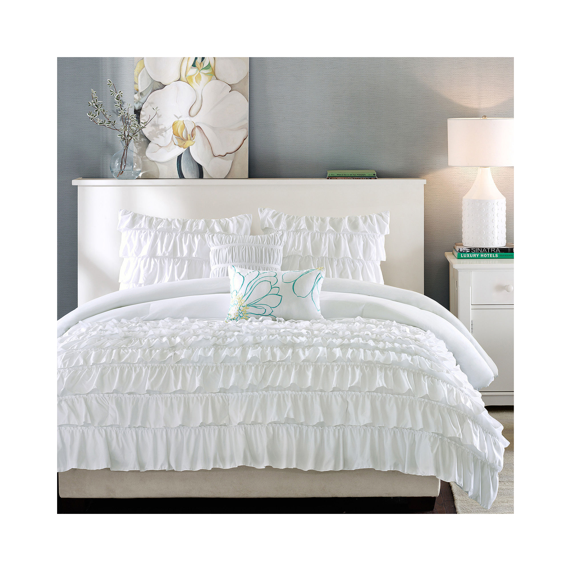 Intelligent Design Demi Ruffled Comforter Set