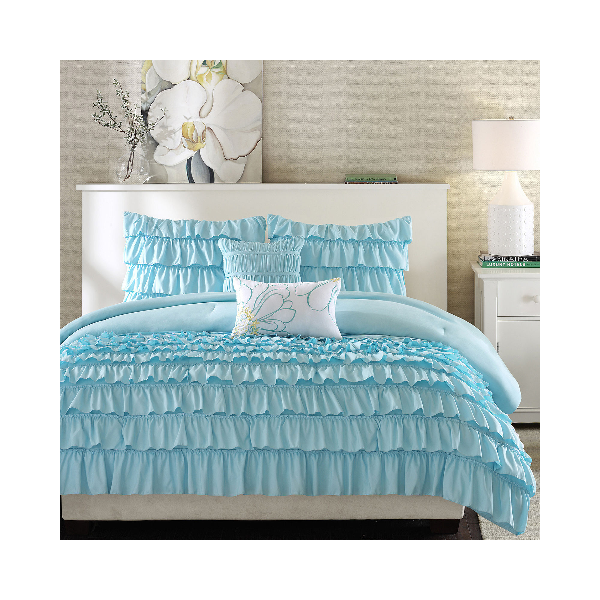 Intelligent Design Kacie Ruffled Comforter Set