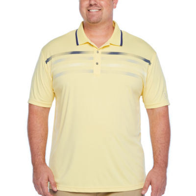 big and tall yellow polo shirt