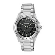 CitizenÂ® Eco-Driveâ„¢ Drive Mens Silver-Tone Stainless Steel Watch ...