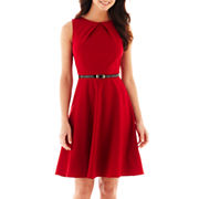 AlyxÂ® Sleeveless Belted Fit-and-Flare Dress 60original 39.99sale