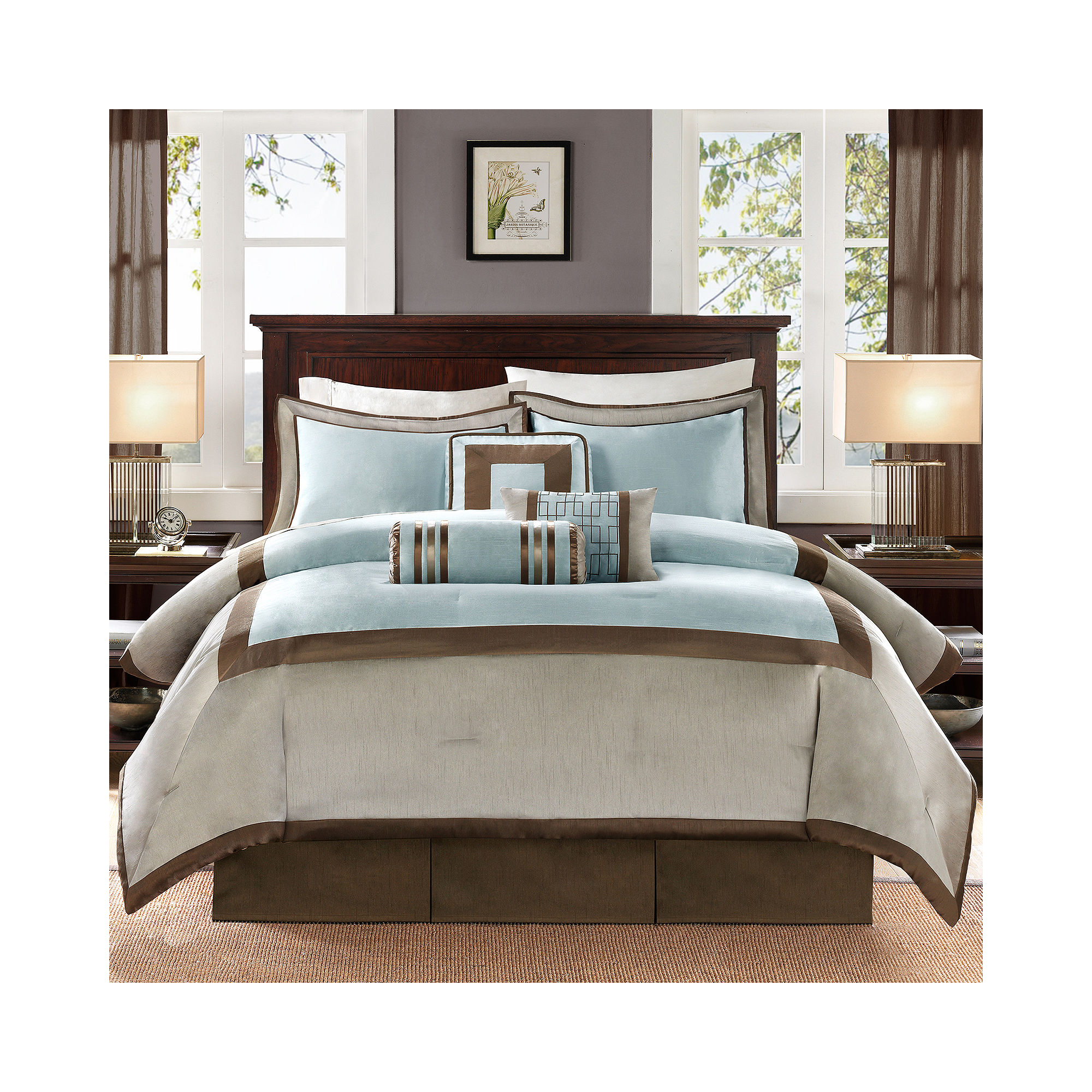 Madison Park Abigail 7-pc. Contemporary Comforter Set