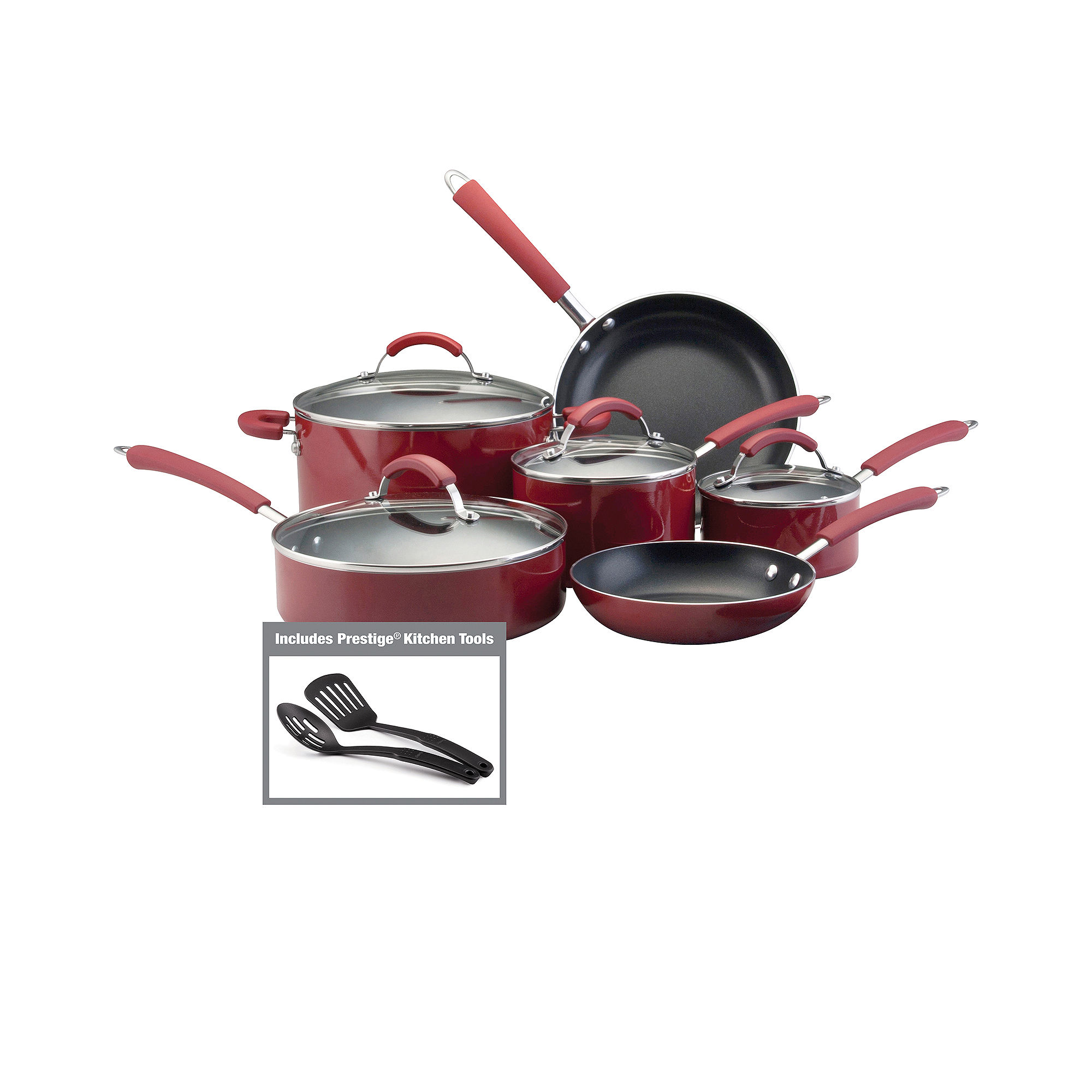 Farberware Millennium 12-pc. Porcelain Nonstick Cookware Set