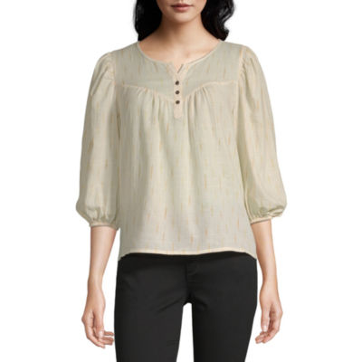 jcpenney peasant tops