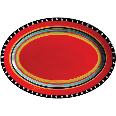 UPC 085081153067 product image for Simplemente Delicioso Pueblo Springs Oval Platter | upcitemdb.com