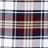 St. John's Bay® Long-Sleeve Easy-Care Oxford Shirt - Burgundy Tartan