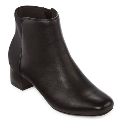 clarks womens black booties