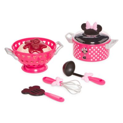 minnie mouse kitchen cooking play set