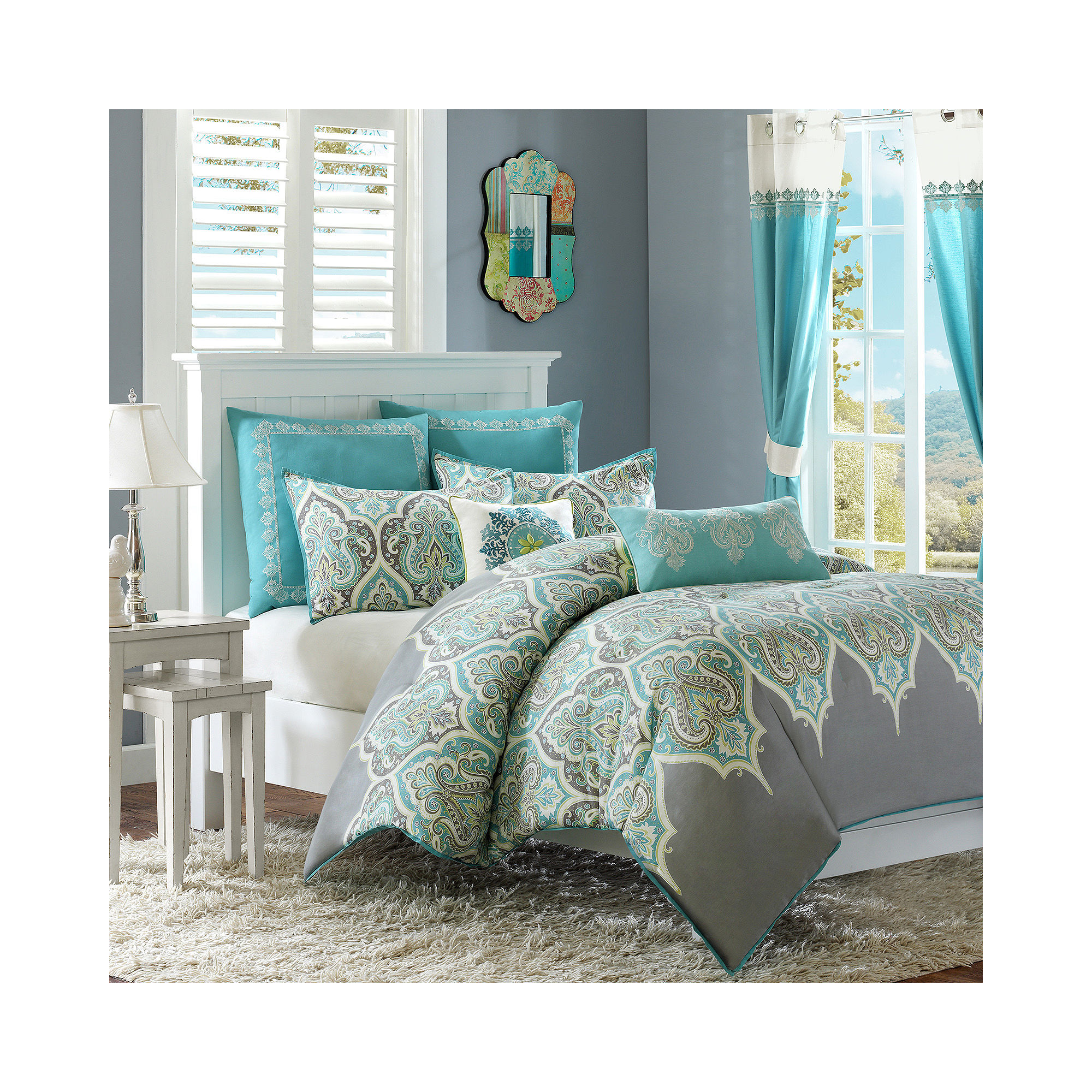 Madison Park Tara Paisley Comforter Set