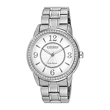 Drive from Citizen® Eco-Drive® Womens Crystal-Accent Watch