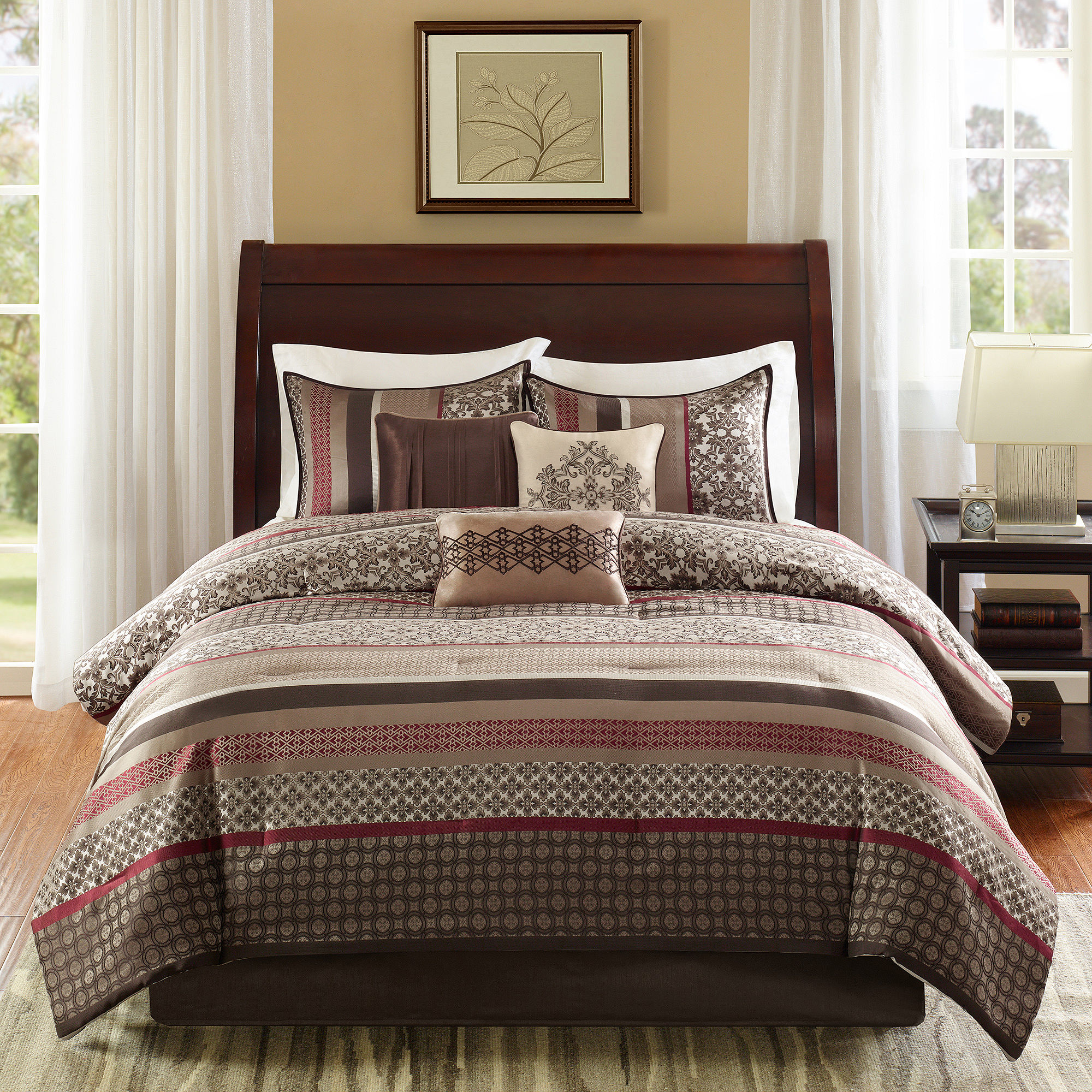 Madison Park Dartmouth 7-pc. Jacquard Comforter Set