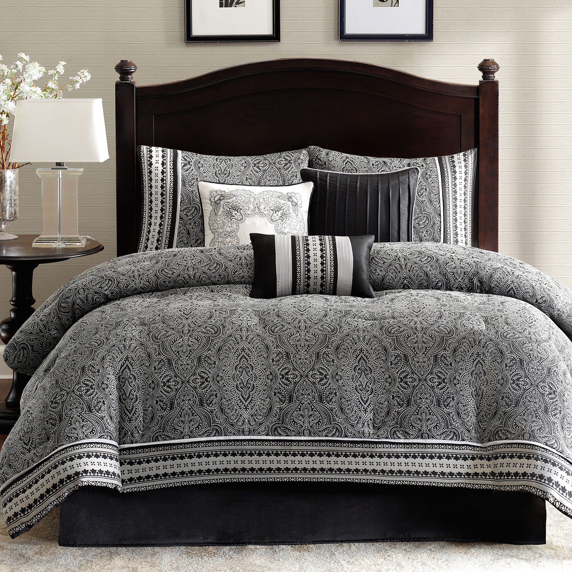 Madison Park Denton 7-pc. Jacquard Comforter Set