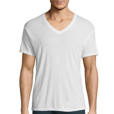 mens gray v neck undershirt