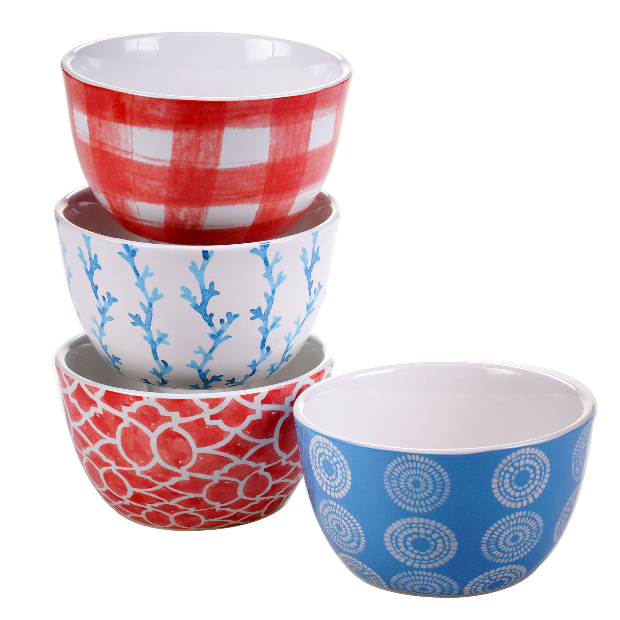 Certified International Beach House Kitchen Set of 4 Ice Cream Bowls