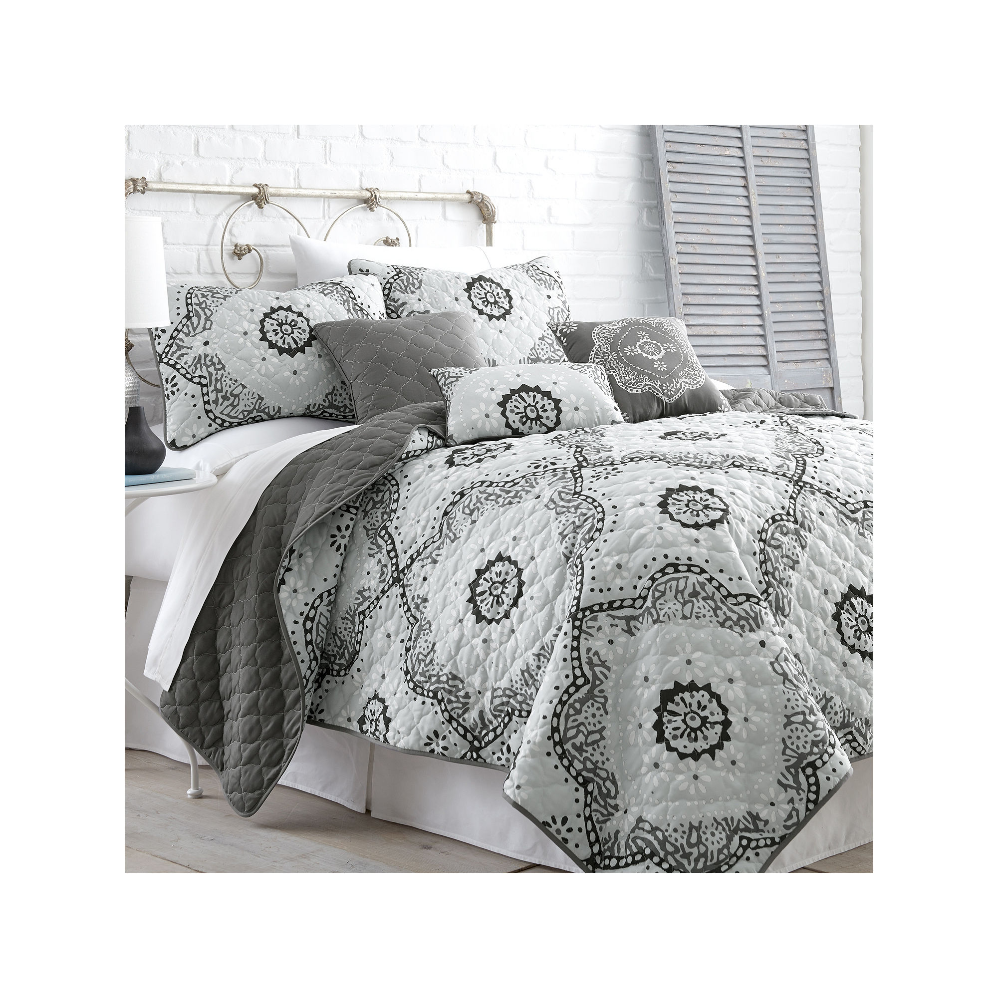 Pacific Coast Textiles Delany 6-pc. Reversible Comforter Set