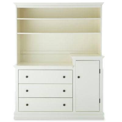 off white changing table